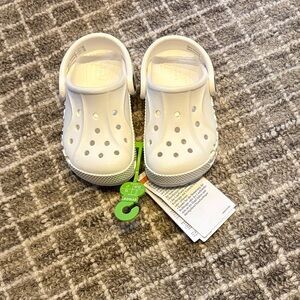 Toddler White Crocs, Size 7